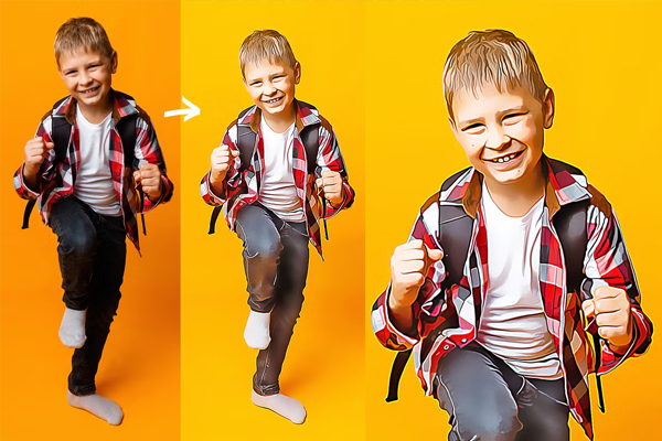 Photoshop Cartoon Actions – High-Quality Tools for Professional Cartooning | Editable ATN and PSD, AI Formats Download